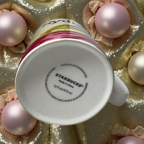 Starbucks Sydney Australia Global Icon Mug 2013 16oz Rare EUC - Picture 7 of 7